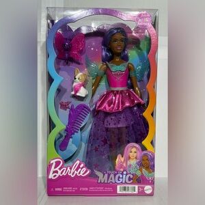 Barbie A Touch of Magic "Brooklyn" Doll with Two Fairytale Pets New with Box